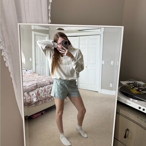 Brandy plaid green shorts